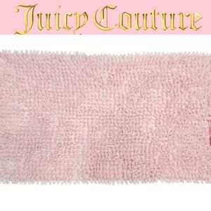 Juicy Couture Home Luxury Chenille Bath Rug- Blush Pink